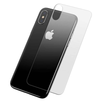 Baseus 0.3 mm edzett üveg hátlapvédő fólia Apple iPhone Xs Max