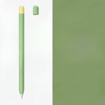 Apple Pencil 1. generációs , szilikon védőtok zöld