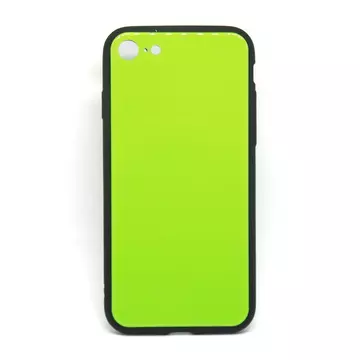 Cellect Zöld Edzett Üveg hátlapú TPU szilikon tok Apple iPhone X/Xs