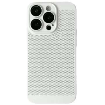  Rácsos PC (műanyag) Tok Apple iPhone 13 kamera védővel , fehér