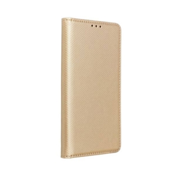 Xiaomi Redmi Note 9T telefon tok, könyvtok, oldalra nyíló tok, arany