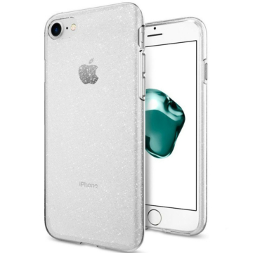 Átlátszó csillámos  TPU szilikon tok Apple iPhone 11