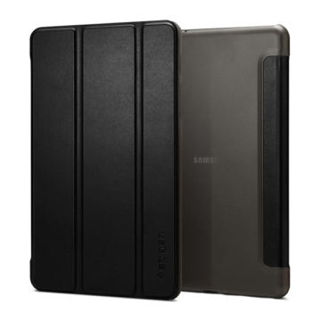 Spigen Smart Fold Galaxy Tab A7  Lite 7" fekete oldalra nyíló tok 