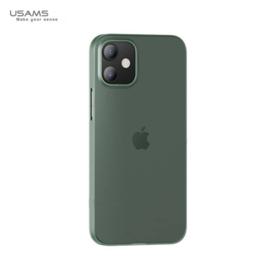 Usams Gentle matt áttetsző zöld PP (polipropilén) tok Apple iPhone 12 Mini