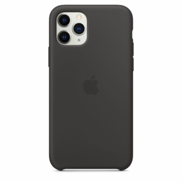 Apple Fekete Gyári Szilikon hátlapi TPU tok, iPhone 12 mini