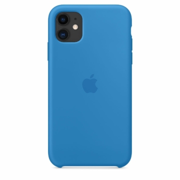 Apple Surf Blue Gyári Szilikon hátlapi TPU tok, iPhone 12/12 Pro