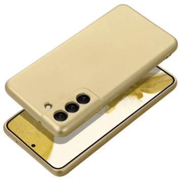 Samsung Galaxy A34 hátlap tok, TPU tok, arany, SM-A346, Metallic