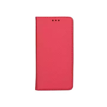 Xiaomi Redmi 9 telefon tok, könyvtok, oldalra nyíló tok, mágnesesen záródó, piros