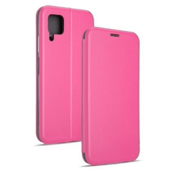 Pink oldalra nyíló mágneses flip tok  Apple iPhone 12/12 Pro