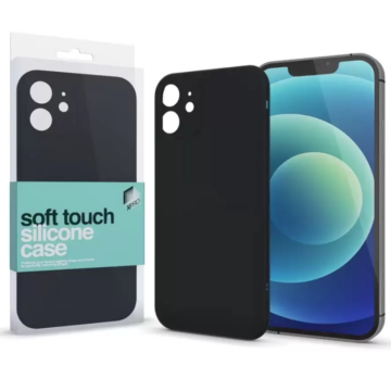 Xprotector Soft Touch Fekete TPU szilikon tok, Apple iPhone 14