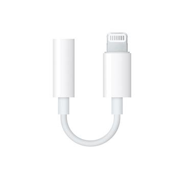 Apple Lightning-adapter 3,5 mm-es  Jack fejhallgató-csatlakozóhoz - eco csomagolás