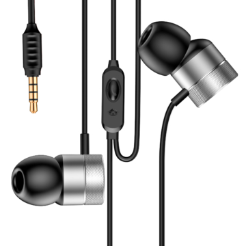 Baseus Encok H04 vezetékes fülhallgató – Ezüst