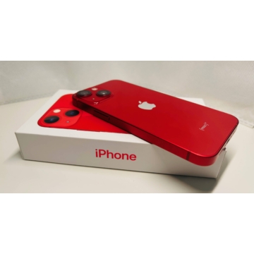 Apple iPhone 13 Mini mobiltelefon - használt, Product Red színben, 128Gb - 92%-os akkumulátor kapacitás