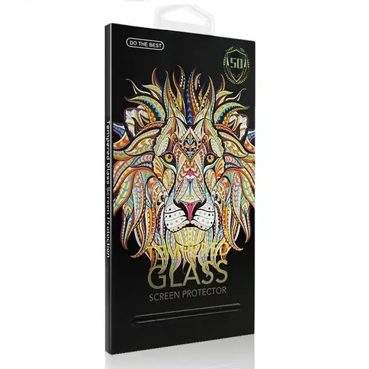 Samsung Galaxy S9 Plus SM-G965 5D teljes kijelzős üveg fólia - feketekerettel