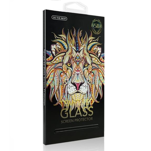 Samsung Galaxy S9 Plus SM-G965 5D teljes kijelzős üveg fólia - feketekerettel