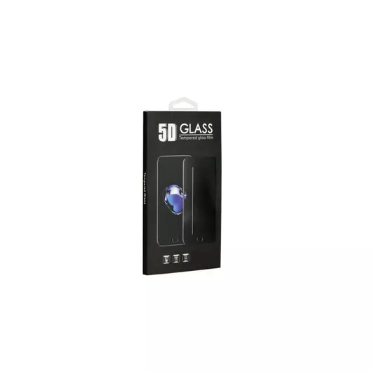 Apple iPhone 14 Pro, 5D Full Glue hajlított tempered glass kijelzővédő üvegfólia, fekete