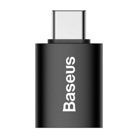 Baseus átalakító, Ingenuity Series Mini OTG adapter, USB-A - Type-C ,Fekete