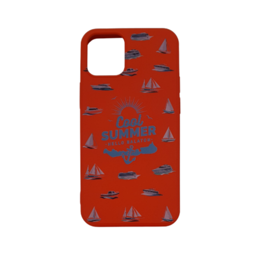 Cellect piros, hajó TPU Szilikon Tok, Apple iPhone 12 mini