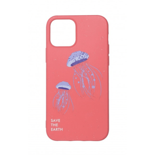 Cellect GoGreen Lebomló, Komposztálható tok, korall, medúzás Samsung Galaxy A41, SM-A415F