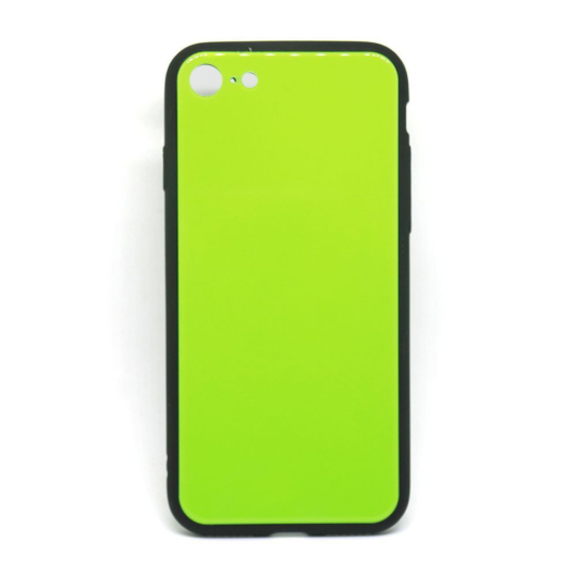 Cellect Zöld Edzett Üveg hátlapú TPU szilikon tok Apple iPhone X/Xs