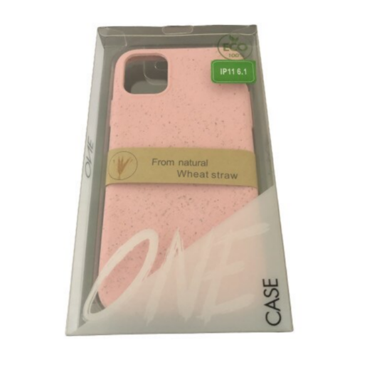 ZeroWaste Eco lebomló, komposztálható tok, pink Apple iPhone X/Xs 