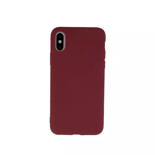 Hempi Second Skin Burgundi Vörös Szilikon TPU Tok iPhone Xs MAX