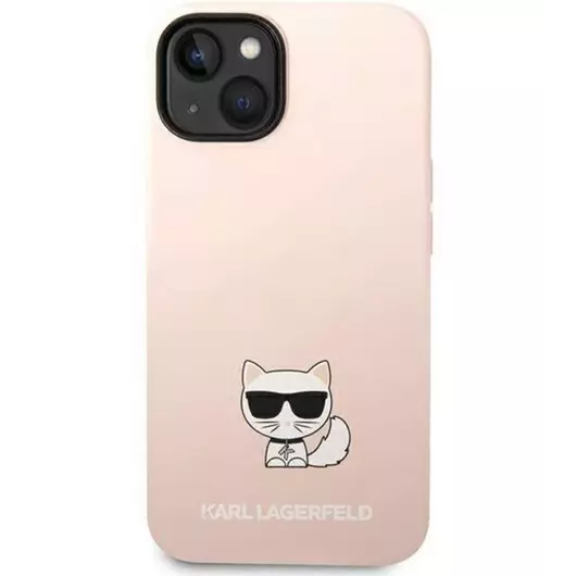 Karl Lagerfeld tok rózsaszín  Apple iPhone 14 plus készülékhez
