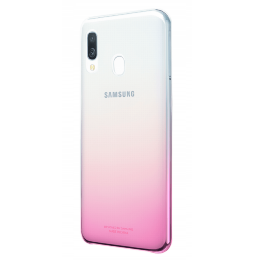 Samsung Gyári Gradation Cover Átmenetes PC műanyag tok - pink, Samsung Galaxy A70, SM-A705F