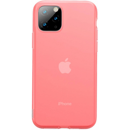 Baseus Jelly Liquid silica gel protective piros ütésálló TPU tok, iPhone 11 Pro