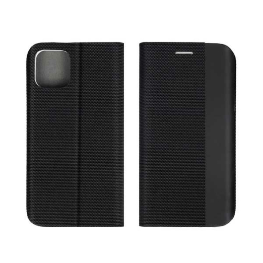 Forcell, Sensitive fekete oldalra nyíló flip tok Xpro Samsung Galaxy A21 SM-A210F