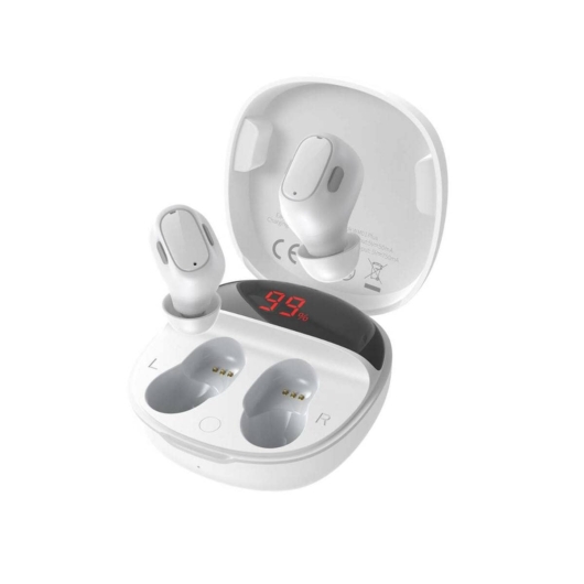 Baseus Encok WM01 Plus Bluetooth headset – fehér