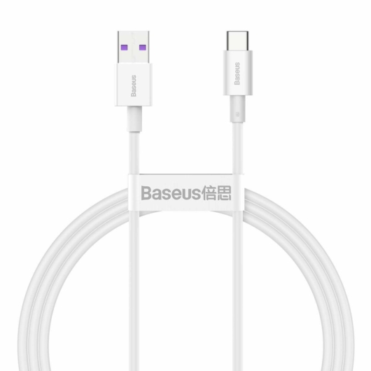 Baseus Mini Micro USB kábel, fehér törésálló 2A, 1m