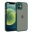 Kép 1/3 - Cellect hibrid tok kemény műanyag hátlappal, zöld szilikon kerettel, narancs gombokkal, iPhone 12 mini