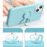 Kép 3/3 - Cellect türkiz színű TPU Szilikon Tok iPhone 12 mini gyűrűvel