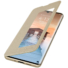 Kép 3/3 - Nillkin Sparkle Oldalra nyíló Flip Arany Bőr tok, műanyag (PC) tartóval, Huawei P30