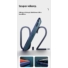 Kép 3/3 - Usams FellWell alumínium ötvözet + szilikon keret bumper tok Apple iPhone 12 - kék