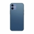 Kép 1/3 - Baseus Frosted Glass matt kék üveg hátú tok iPhone 12 mini