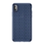Kép 1/3 - Baseus Weaving Kék TPU Szilikon tok, iPhone Xr