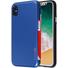 Kép 1/3 - Hana Wing Bumper Kártyatartó kék tok műanyag hátlappal és szilikon kerettel iPhone X/Xs