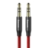 Kép 2/3 - Baseus Audio kábel Yiven M30 AUX 50cm, piros/fekete