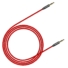 Kép 2/3 - Baseus Audio kábel Yiven M30 AUX 1m, piros/fekete