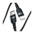 Kép 1/2 - USB Type-C töltő- és adatkábel, Lightning, 100 cm, 20W, törés gátlóval, gyorstöltés, PD, Baseus Superior,fekete