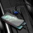 Kép 4/5 - Baseus Univerzális autós töltő USB / Type C, Quick Charge 4.0 LCD kijelzővel - szürke